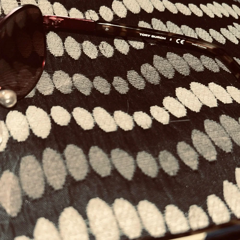 Tory Burch Burgandy Sunglasses - Picture 6 of 9